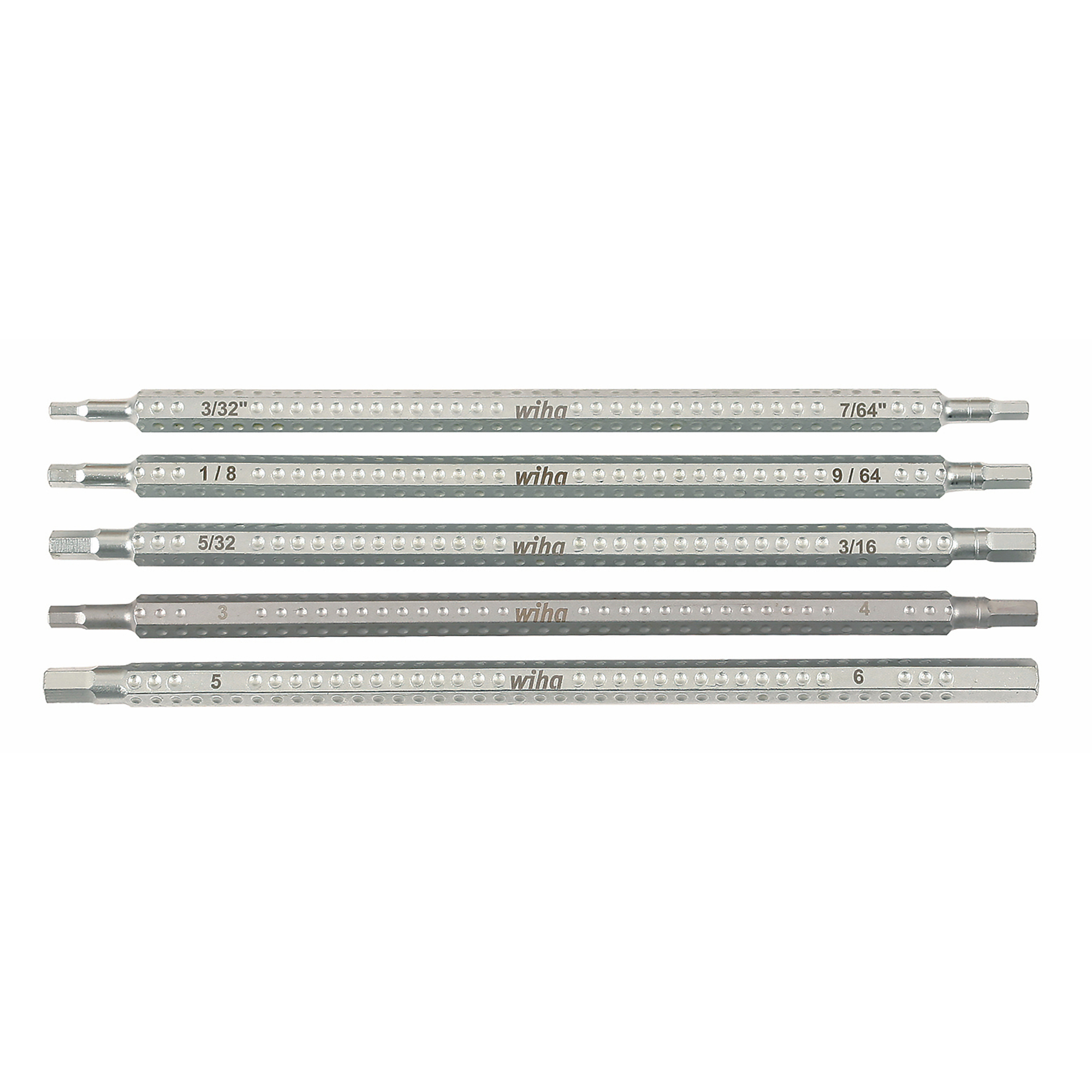 Wiha Tools 5 Piece Drive-Loc VI Hex Blade Set , Model# 28474